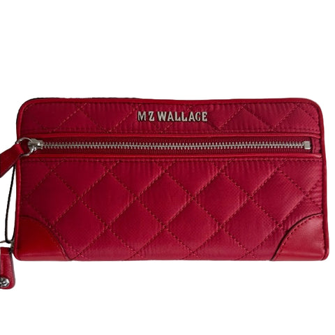 MZ Wallace Women's Red Crosby Long Wallet | MZ Wallace In Lebanon