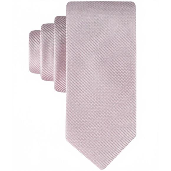Calvin Klein Men's Rose Catrina Solid Stripe Tie | Calvin Klein In Lebanon