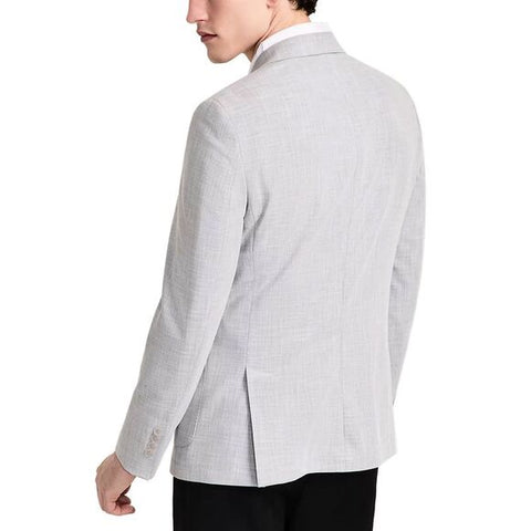 Calvin Klein Men's Light Grey Slim-Fit Melange Sport Blazer | Calvin Klein In Lebanon