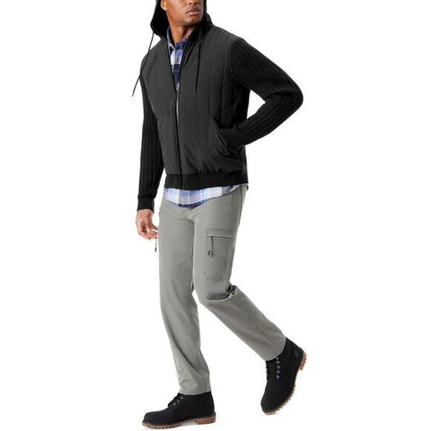 Bass Outdoor Men's Black Water Resistant Hooded Jacket | Bass Outdoor In Lebanon