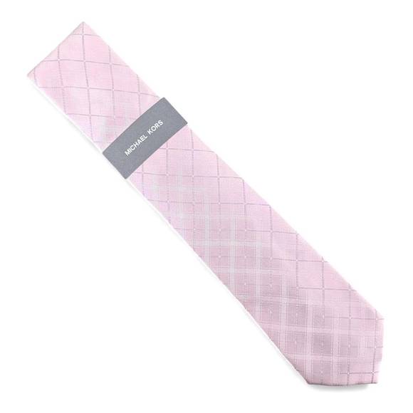 Michael Kors Men's Rose Thanet Grid Tie | Michael Kors In Lebanon