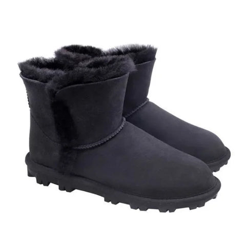 Kirkland Signature Women's Black Shearling Short Boots | Kirkland Signature In Lebanon