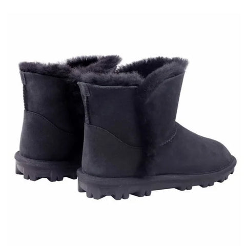 Kirkland Signature Women's Black Shearling Short Boots | Kirkland Signature In Lebanon