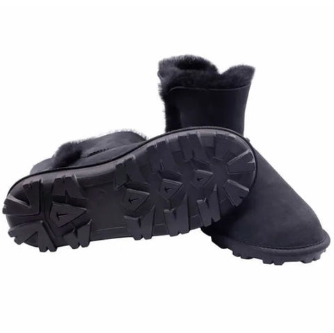 Kirkland Signature Women's Black Shearling Short Boots | Kirkland Signature In Lebanon
