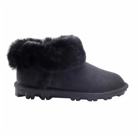 Kirkland Signature Women's Black Shearling Short Boots | Kirkland Signature In Lebanon