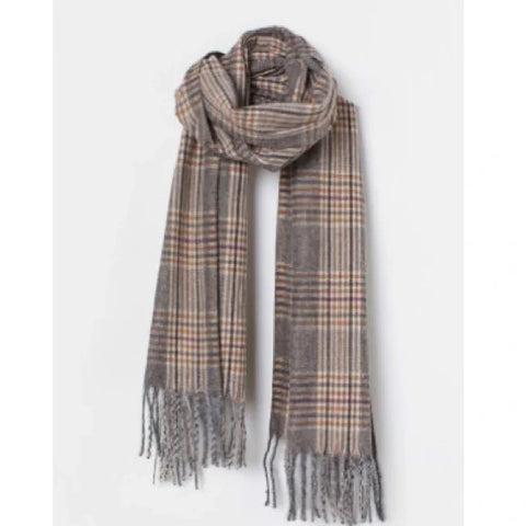 H&M Women's Multicolor Checkered Knitted Scarf | H&M In Lebanon