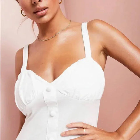 Asos Design Women's White Dress ANF1408