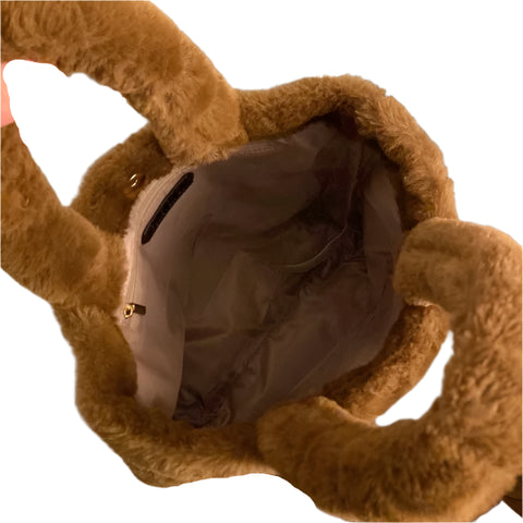 Forever 21 Women's Brown Fur HandBag| Forever 21 in Lebanon