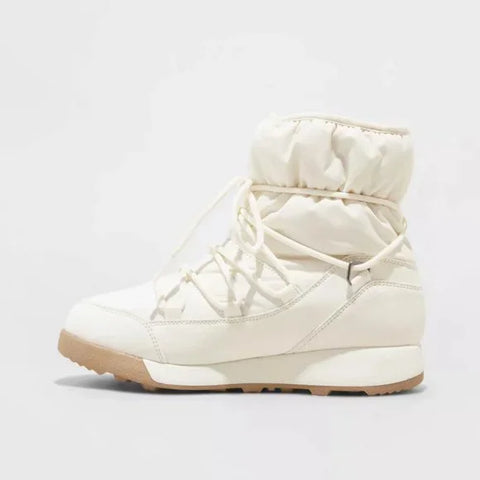 All in Motion Women's Off White Cara Winter Boots |All in Motion In Lebanon