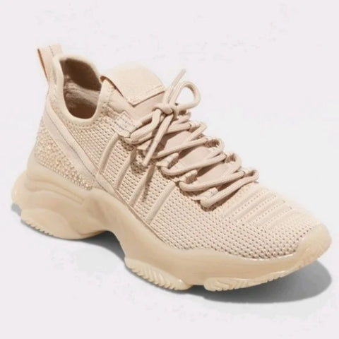 Mad Love Women's Beige Mandy Sneakers | Mad Love In Lebanon