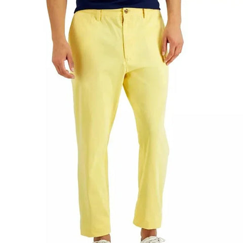 Club Room Men's Yellow Trouser ABF317 (SHR)(ma37,47,od49)