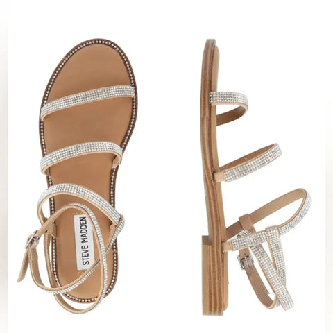 Steve Madden Women's Rhinestone Transport-R Sandals | Steve Madden In Lebanon