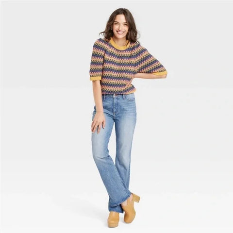 Universal Thread Women's Blue High-Rise Bootcut Jeans |Universal Thread In Lebanon