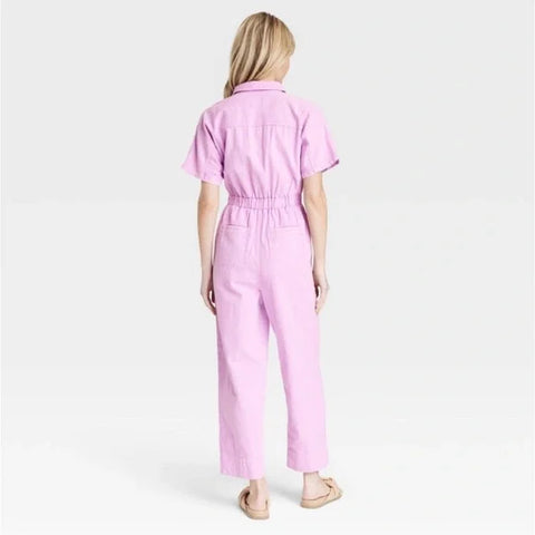 Universal Thread Women's Pink Short Sleeve Button Dress |  Universal Thread In Lebanon