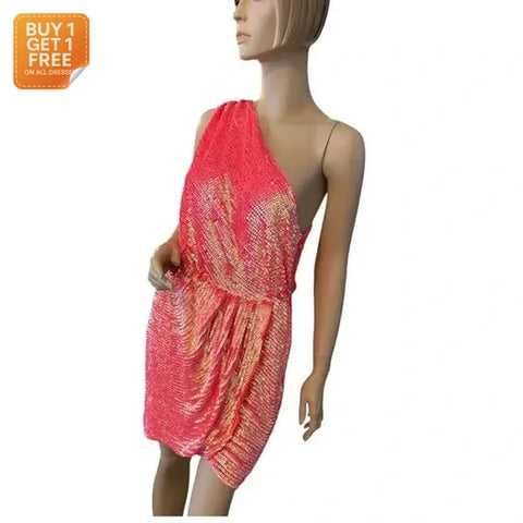 Asos Design Women's Coral Dress ANF1989