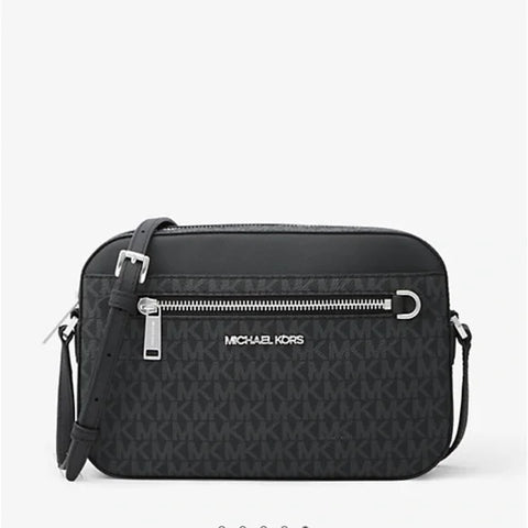 Michael Kors Women's Black Leather Crossbody Bag | Michael Kors In Lebanon