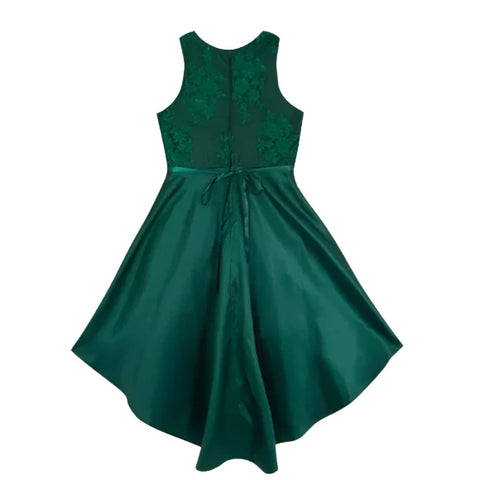 Rare Editions Girl's Dark Green Dress | Rare Editions In Lebanon