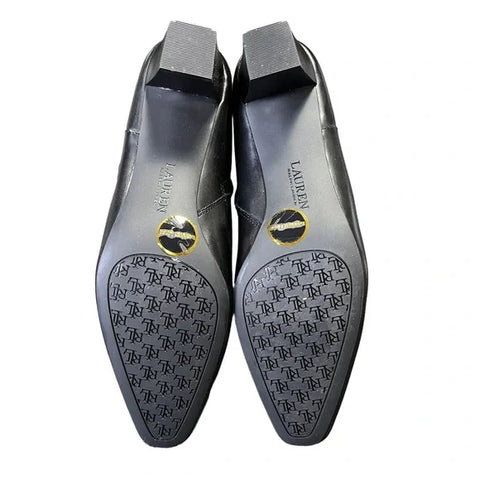 Lauren Ralph Lauren Women's Black Willa Square-Toe Dress Boots | Lauren Ralph Lauren In Lebanon