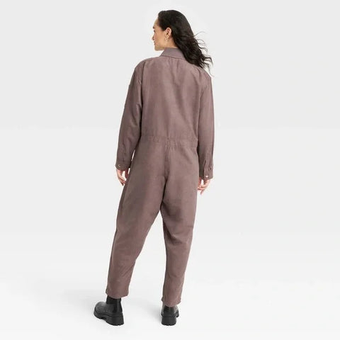 Houston White Unisex Brown Flight Jumpsuit | Houston White In Lebanon