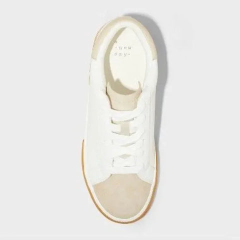 A New Day Women's  White Maddison Sneakers |A New Day  In Lebanon