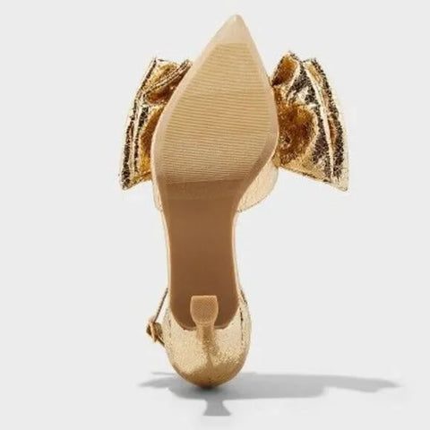 A New Day Women's Gold Grace Heels | A New Day In Lebanon