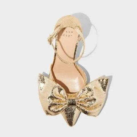 A New Day Women's Gold Grace Heels | A New Day In Lebanon