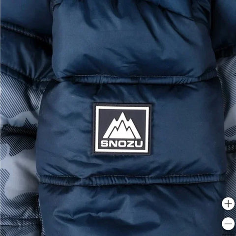 Snozu Boy's Blue Multicolor Puffer Jacket | Snozu in Lebanon