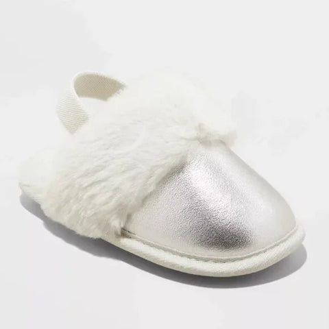 Cat & Jack Girl's Lila Metallic Scuff Slippers | Cat & Jack In Lebanon