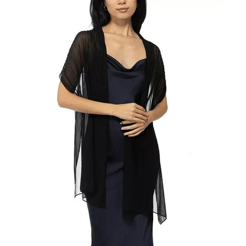 Giani Bernini  Women's Black Chiffon Evening Wrap Scarf | Giani Bernini  in Lebanon