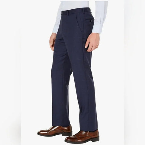 Lauren Ralph Lauren Men's Navy Classic-Fit UltraFlex Stretch Dress Pants | Lauren Ralph Lauren In Lebanon