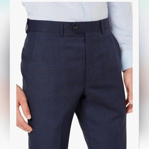 Lauren Ralph Lauren Men's Navy Classic-Fit UltraFlex Stretch Dress Pants | Lauren Ralph Lauren In Lebanon