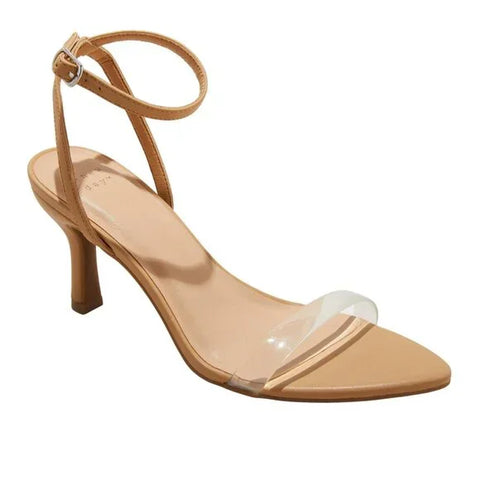 A New Day Women's Beige Morrigan Single Band Ankle Strap Sandals | A New Day In Lebanon