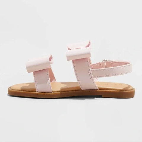 Cat & Jack Baby Girl's Pink Ruby Bow Sandals | Cat & Jack In Lebanon