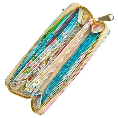 Brahmin Women's Multi Suri Staycation Melbourne Leather Zip-Around Wallet |  Brahmin In Lebanon