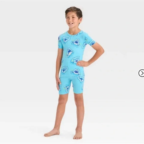 Cat & Jack Boy's Baby Blue Pack Of 2 pcs Pajama Set | Cat & Jack In Lebanon