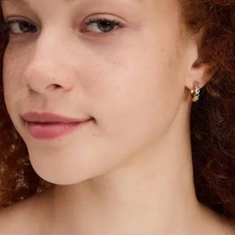 Kate Spade New York Women's Gold-Tone & Stone Huggie Hoop Earrings  | Kate Spade New York In Lebanon