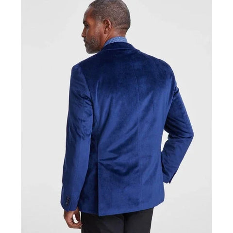 Alfani Men's Navy Slim-Fit Solid Velvet Sport Blazer | Alfani In Lebanon