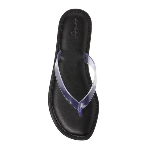 Universal Thread Women's Black & Clear Keilani Thong‎ Flip Flop Slipper | Universal Thread In Lebanon