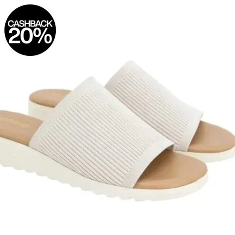 Kensie Women's Beige Ellie Flexible Outsole Padded Slippers | Kensie In Lebanon