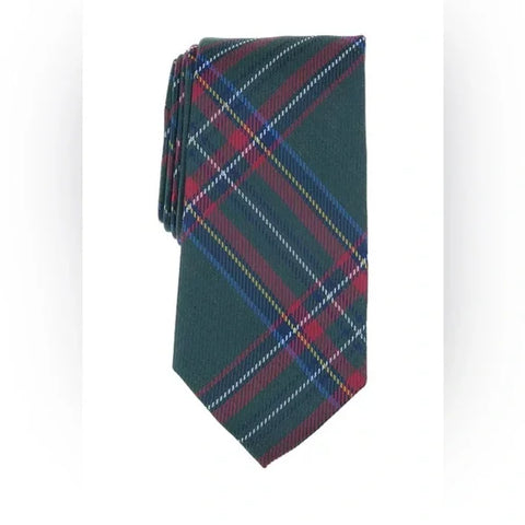 Club Room Men's Hunter Green Ames Plaid Tie | Club Room In Lebanon