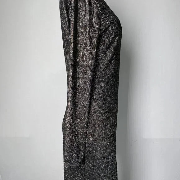 Michael Kors Women's Black & Gold Textured Metallic Dress | Michael Kors In Lebanon