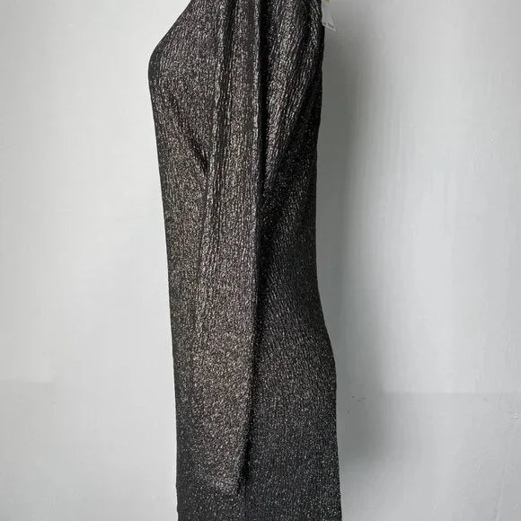 Michael Kors Women's Black & Gold Textured Metallic Dress | Michael Kors In Lebanon