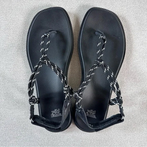 Wild Fable Women's Black Carson Rope Hiker Sandals | Wild Fable In Lebanon