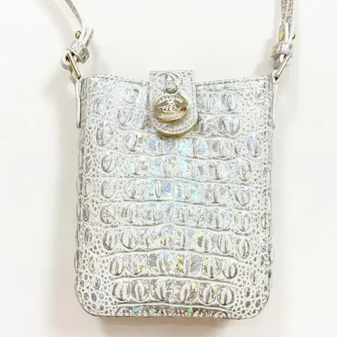 Brahmin Women's Silver Marley Crossbody Bag | Brahmin In Lebanon