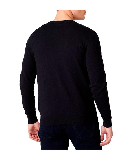 Wrangler Men's Black Crewneck Sweaters | Wrangler In Lebanon