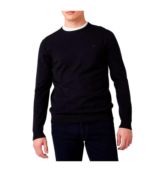 Wrangler Men's Black Crewneck Sweaters | Wrangler In Lebanon