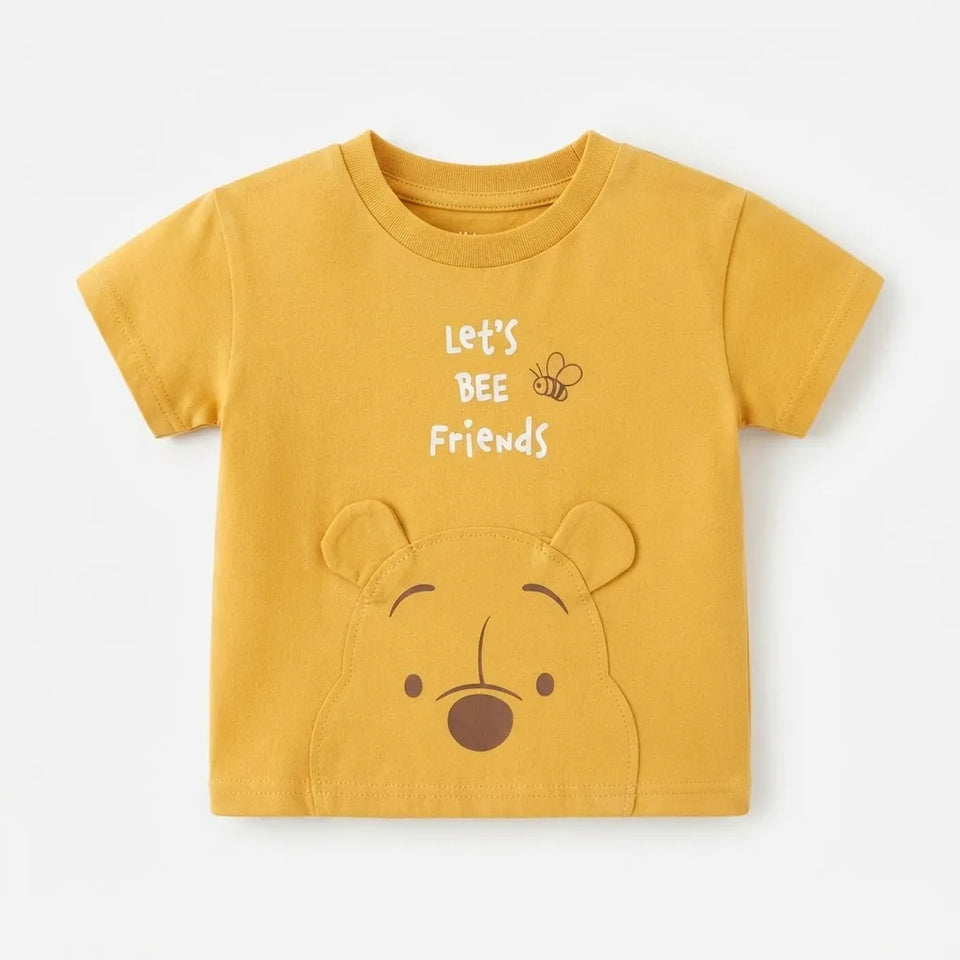 Disney Baby Girl Baby Tan Let's Bee Printed T-Shirts | Disney In Lebanon