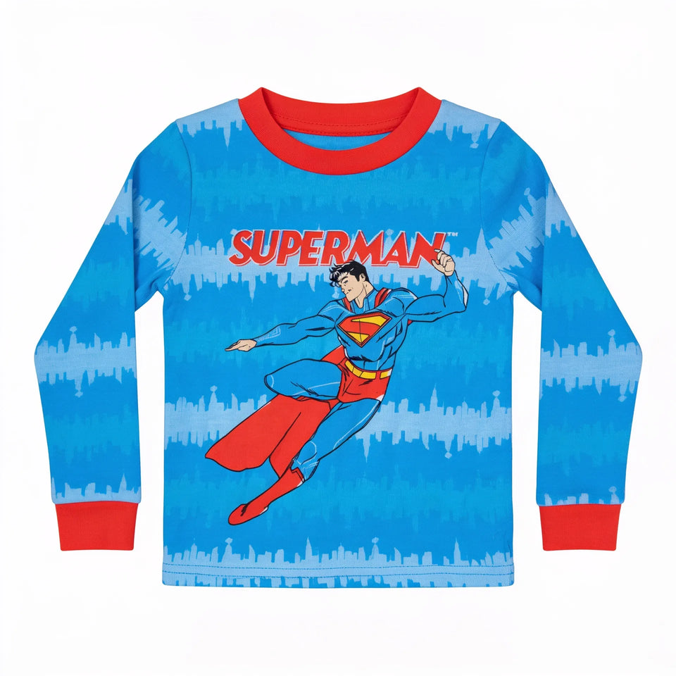 Superman Baby Boy's Multicolor Printed Blouse | Superman In Lebanon