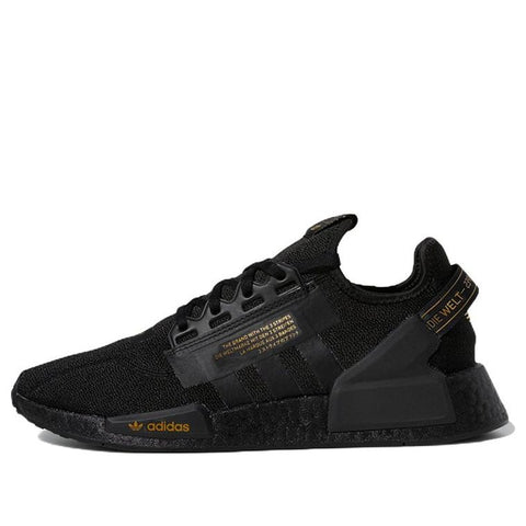 Adidas Men's Black & Gold NMD-R1 Sneakers |Adidas In Lebanon