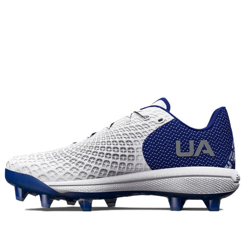 Under Armour Men's White & Royal Blue Glyde 2 MT TPU Football Sneaker | Under Armour In Lebanon